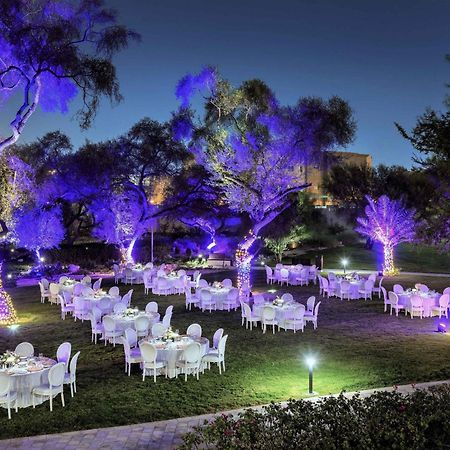 Al Messila, A Luxury Collection Resort & Spa, Dauhá Exteriér fotografie The garden at night