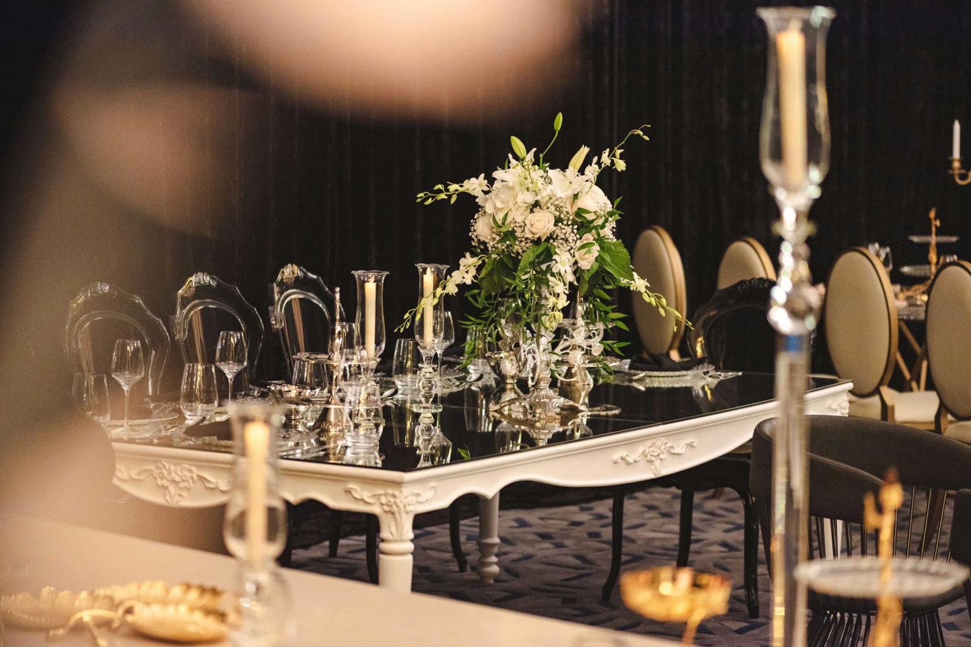 Al Messila, A Luxury Collection Resort & Spa, Dauhá Exteriér fotografie The interior of the ballroom at the 2011 ceremony